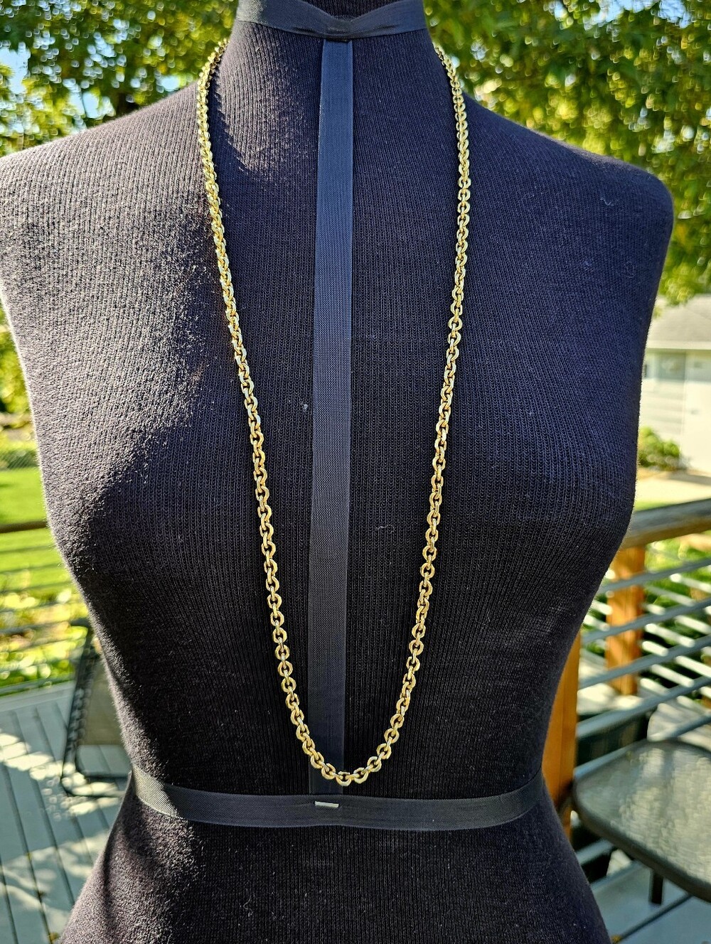 Costume Gold Metal Cable Link Chain